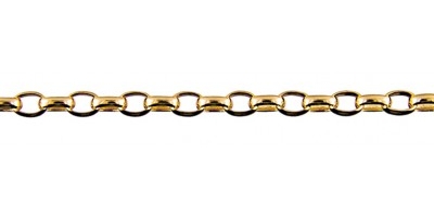 Chain width = 3.3mm Approx. weight 9ct yellow gold for 50cm = 9.17g Available in the following: 9ct pink : 45, 50, 55, 60, 70cm 9ct white : 50, 55, 60cm 9ct yellow : 40, 45, 50, 55, 60, 70, 80cm