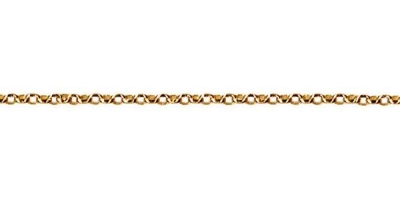 Chain width = 1.5mm Approx. weight 9ct yellow gold for 50cm = 3.05g Available in the following: 9ct white : 40, 45, 50cm 9ct yellow : 40, 45, 50cm
