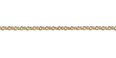 Chain width = 2.1mm Approx. weight 9ct yellow gold for 50cm = 4.26g Available in the following: 9ct yellow : 45, 50cm