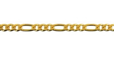 Chain width = 3.6mm Approx. weight 9ct yellow gold for 50cm = 12.3g Available in the following: 9ct yellow : 45, 50, 55, 60, 70cm