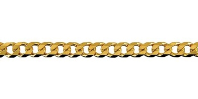 Chain width = 4.6mm Approx. weight 9ct yellow gold for 50cm = 20.18g Available in the following: 9ct white: 50, 55, 60cm 9ct yellow : 40, 45, 50, 55, 60, 70cm 