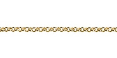 Chain width = 2.4mm Approx. weight 9ct yellow 50cm = 6.45g Approx. weight 18ct yellow for 45cm = 7.6g Available in the following: 9ct white: 45, 50, 55, 60cm 9ct yellow : 40, 45, 50, 55, 60, 70, 80cm 18ct yellow: 45cm