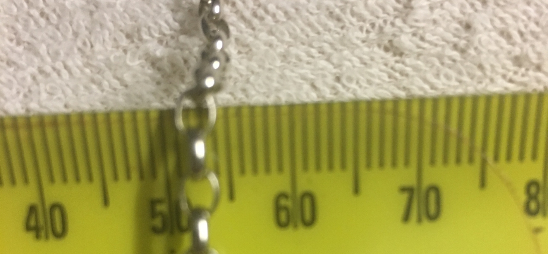 His wife`s chain.