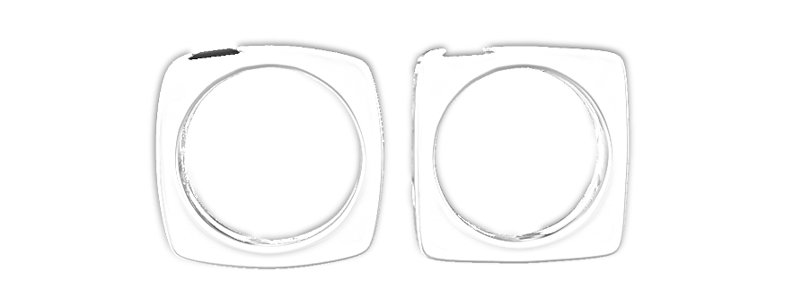 Softer shape on the left was approved.