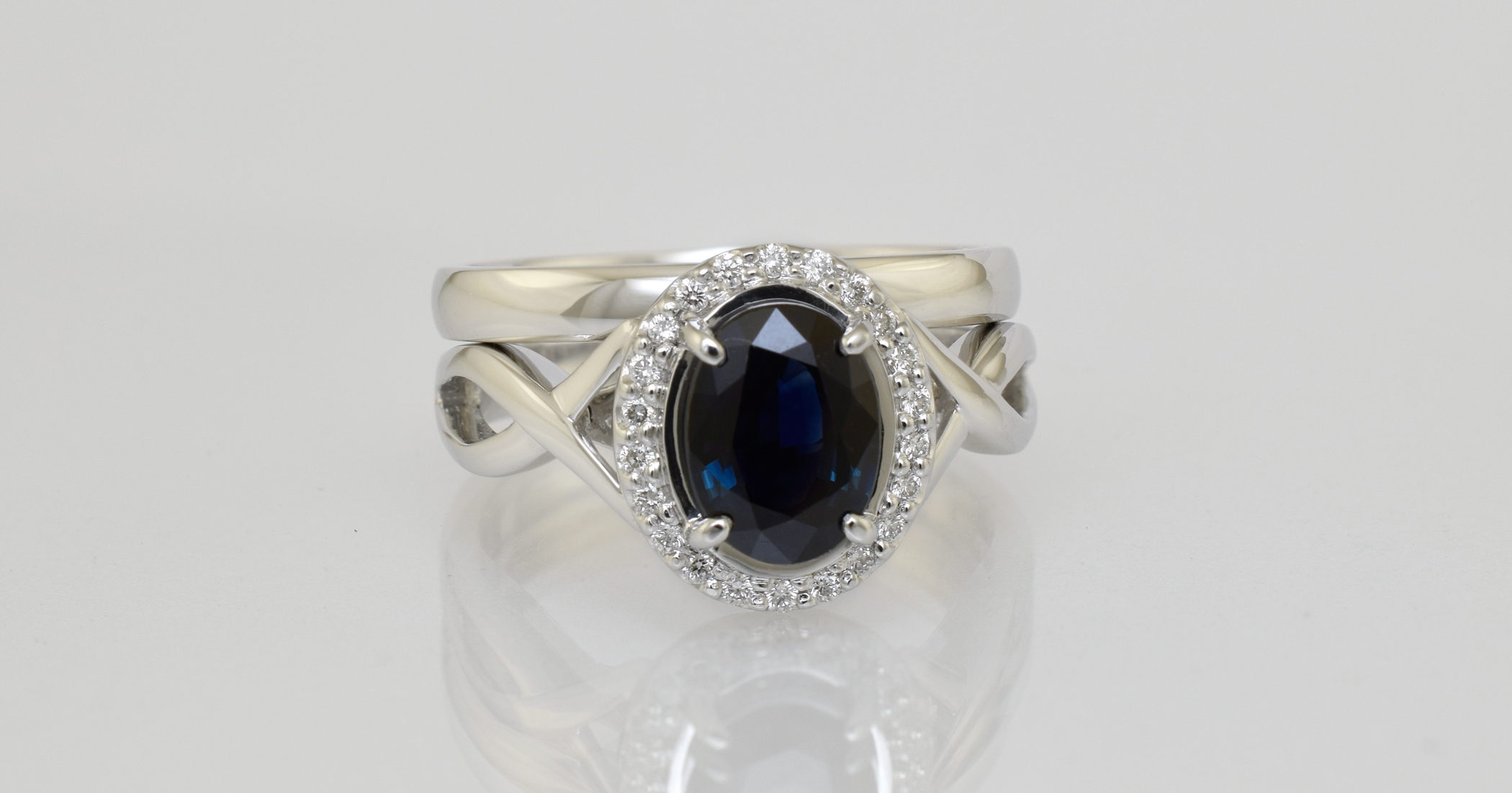 With the straight wedding ring she desired.