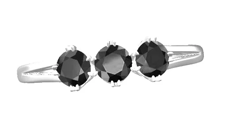 The design scaled to the correct finger and gem size.