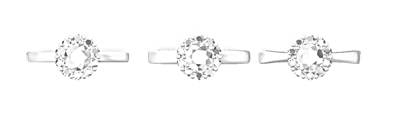 The band options from the top view