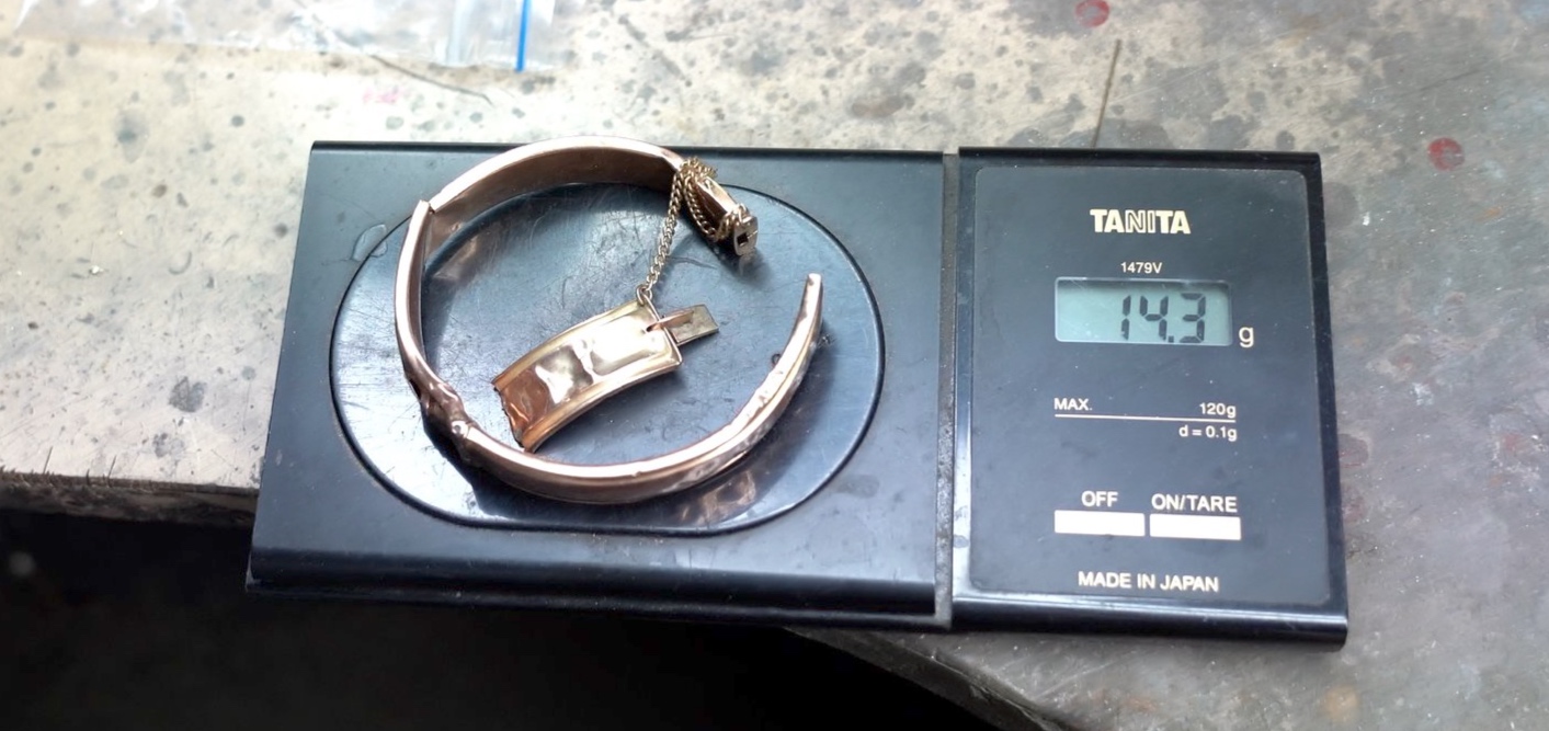 There is not 14.3grams of gold here!