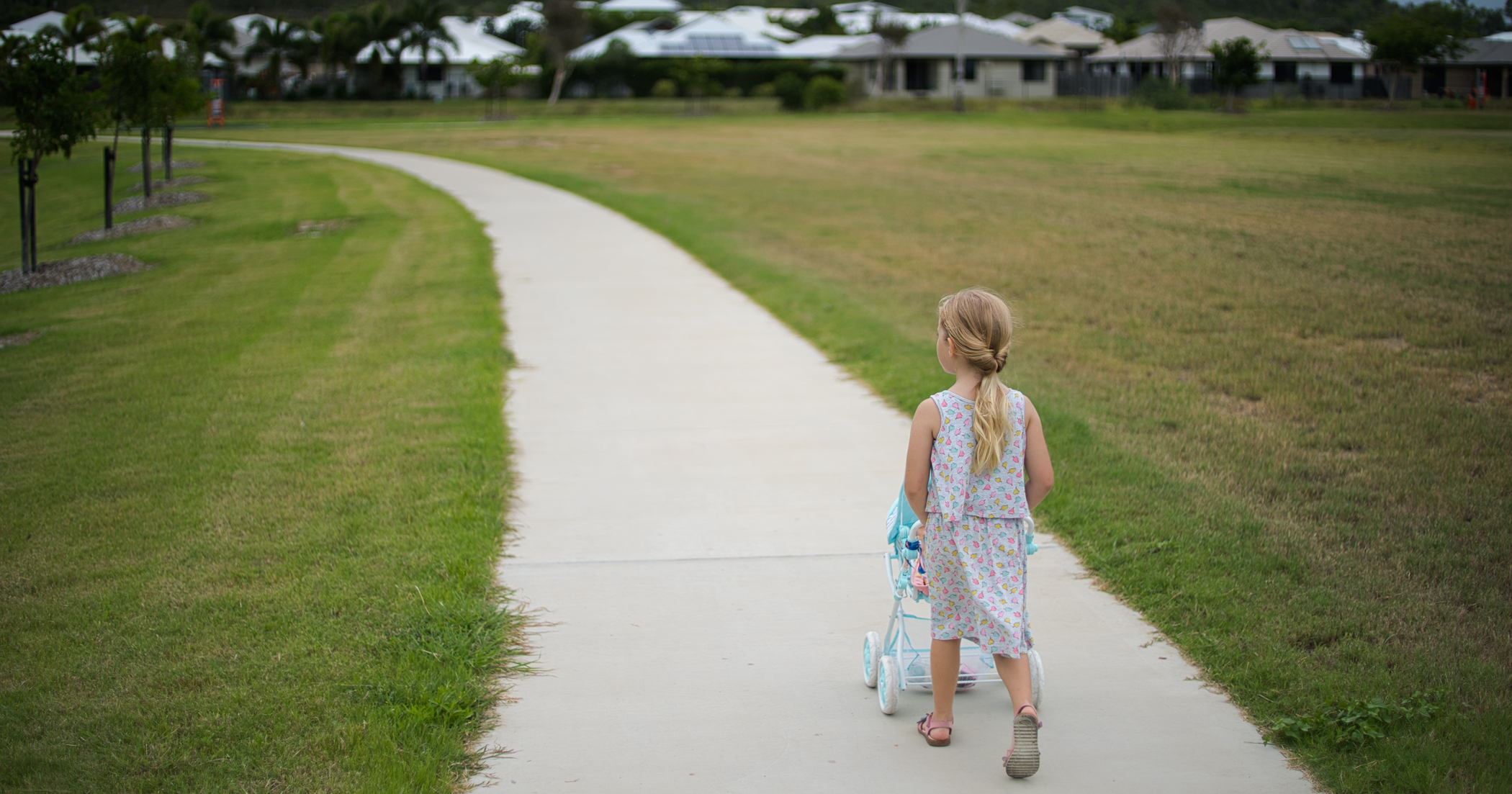 Walking with my granddaughter in Townsville 26th January 2019.