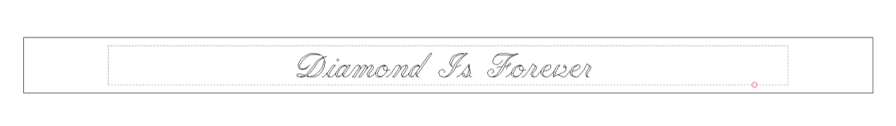 The words to be engraved on the inside of the ring.