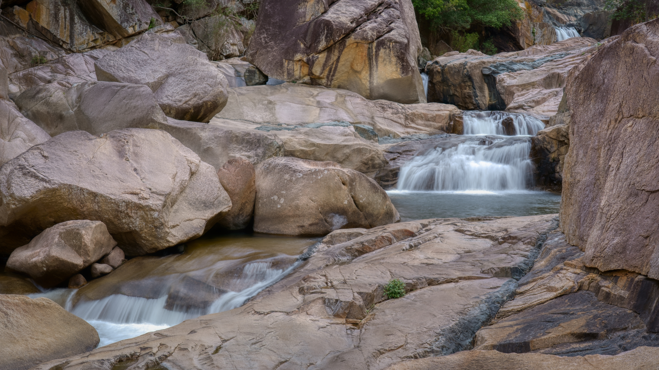 The rock pools