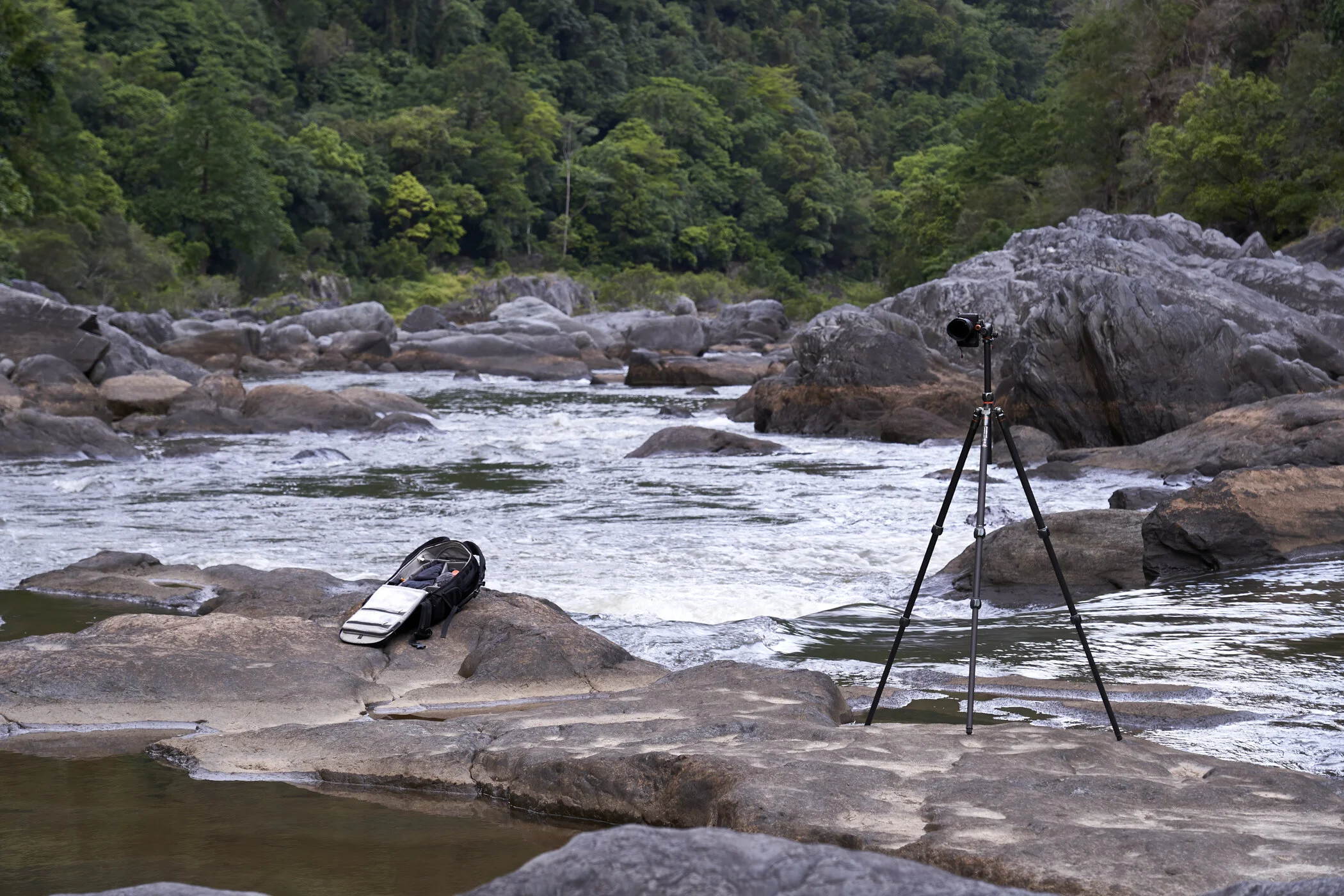 One of my favourite spots. Water will soon flow where my bag is.