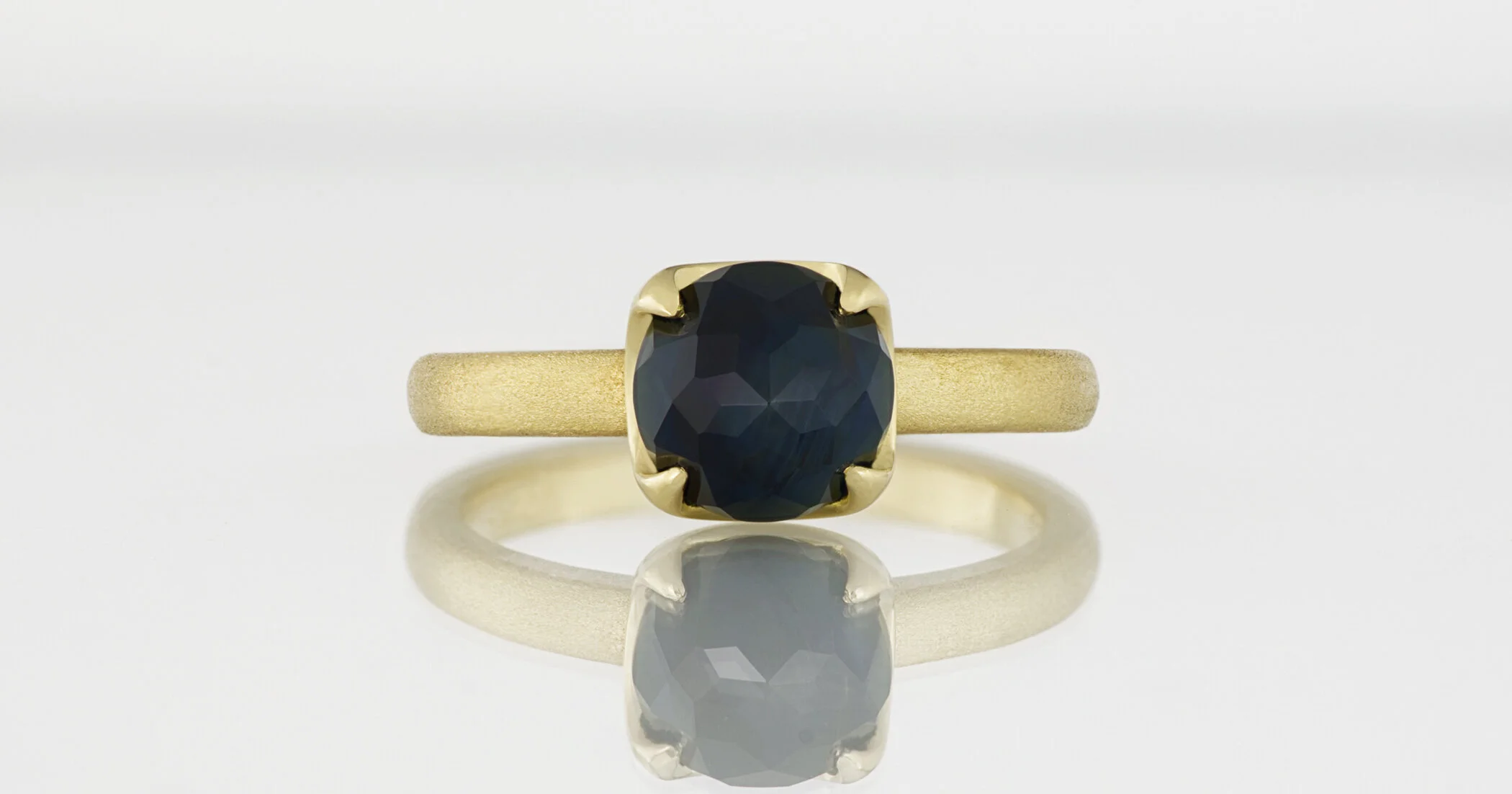 A rose cut Australian Sapphire from 2019.