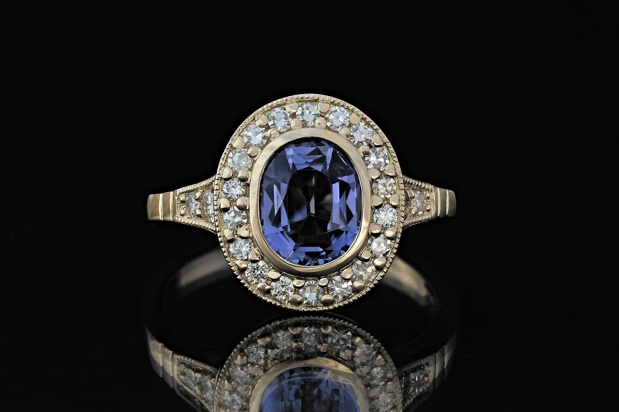 Blue Ceylon sapphire remodel