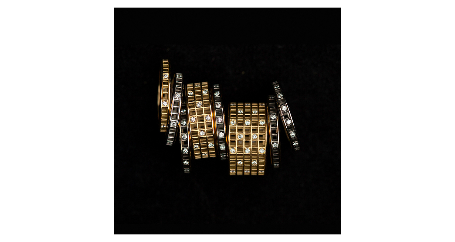 Pixel Dust ring stack