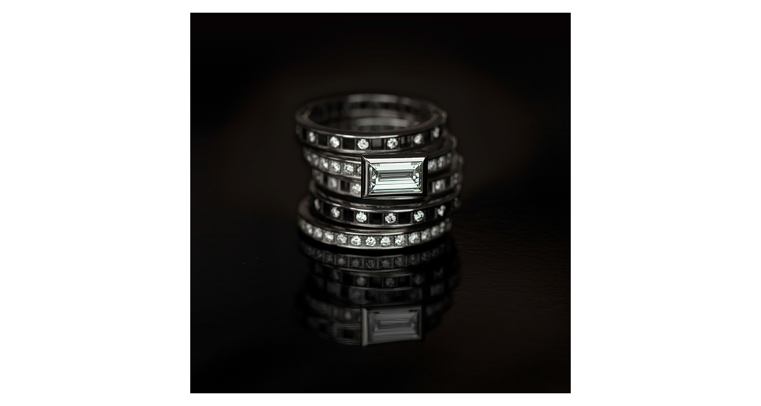 Pixel Dust ring stack