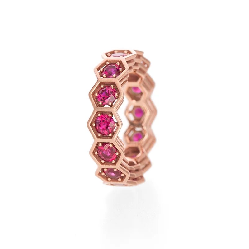 Burmese Ruby Eternity Band