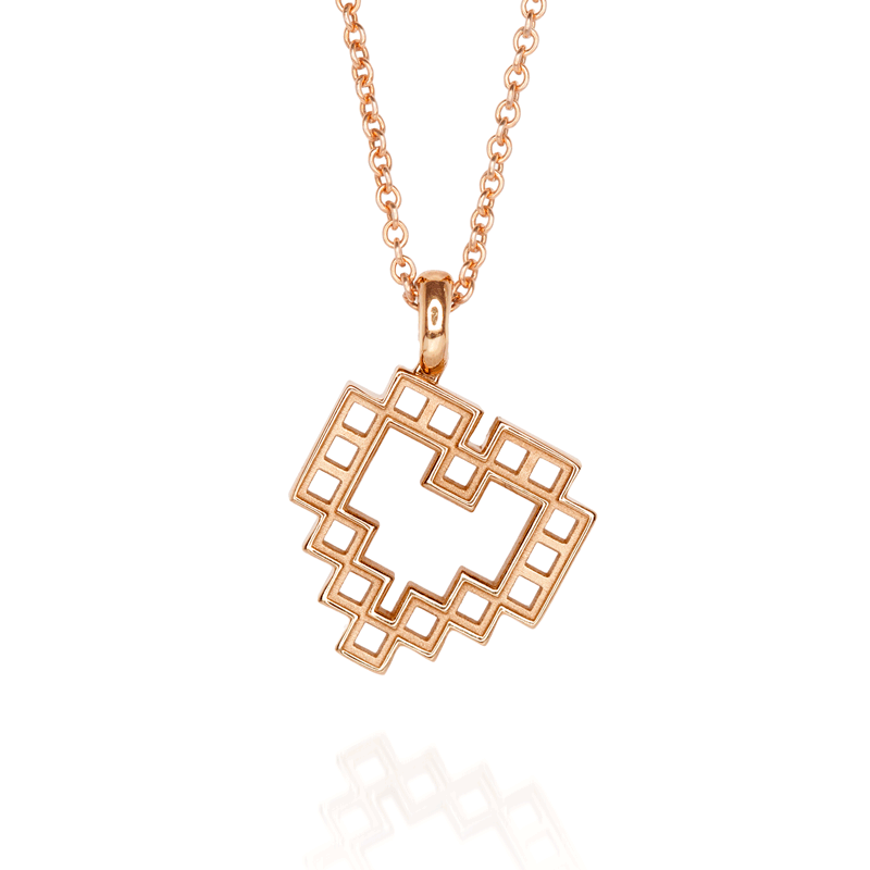 X-Stitch Initial Pendant