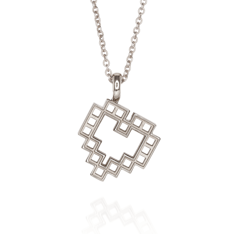 X-Stitch Initial Pendant