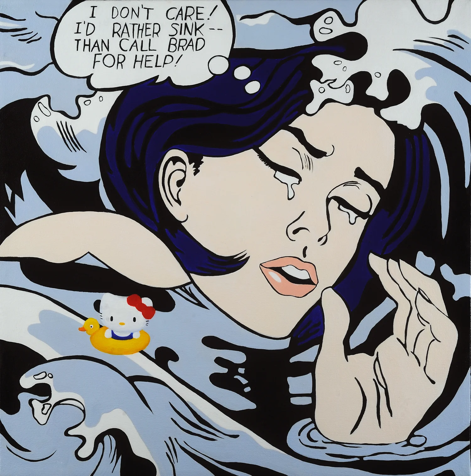 Hello Lichtenstein (rubber ducky)