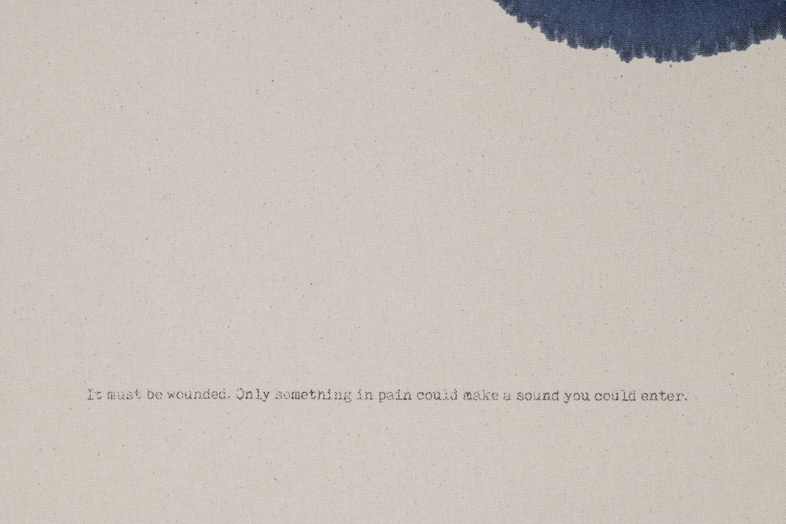 It must be wounded (detail)