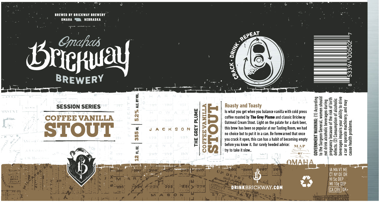 Brickway Coffee Vanilla Stout