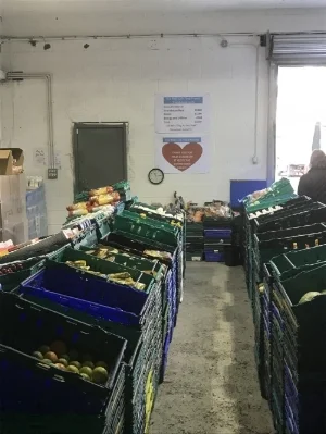 Real Junk Food Project's Social Supermarket in Pudsey, England