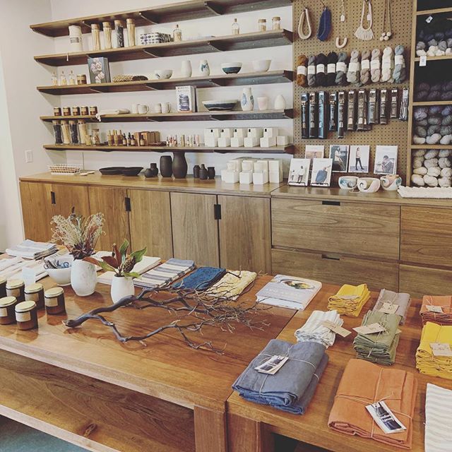 A dreary afternoon led us into @hillfolkshop. What a wonderful spot! They have some great gifts, projects, and supplies. They also happen to be located next to a chocolate bar. So win win! #shopbentonville