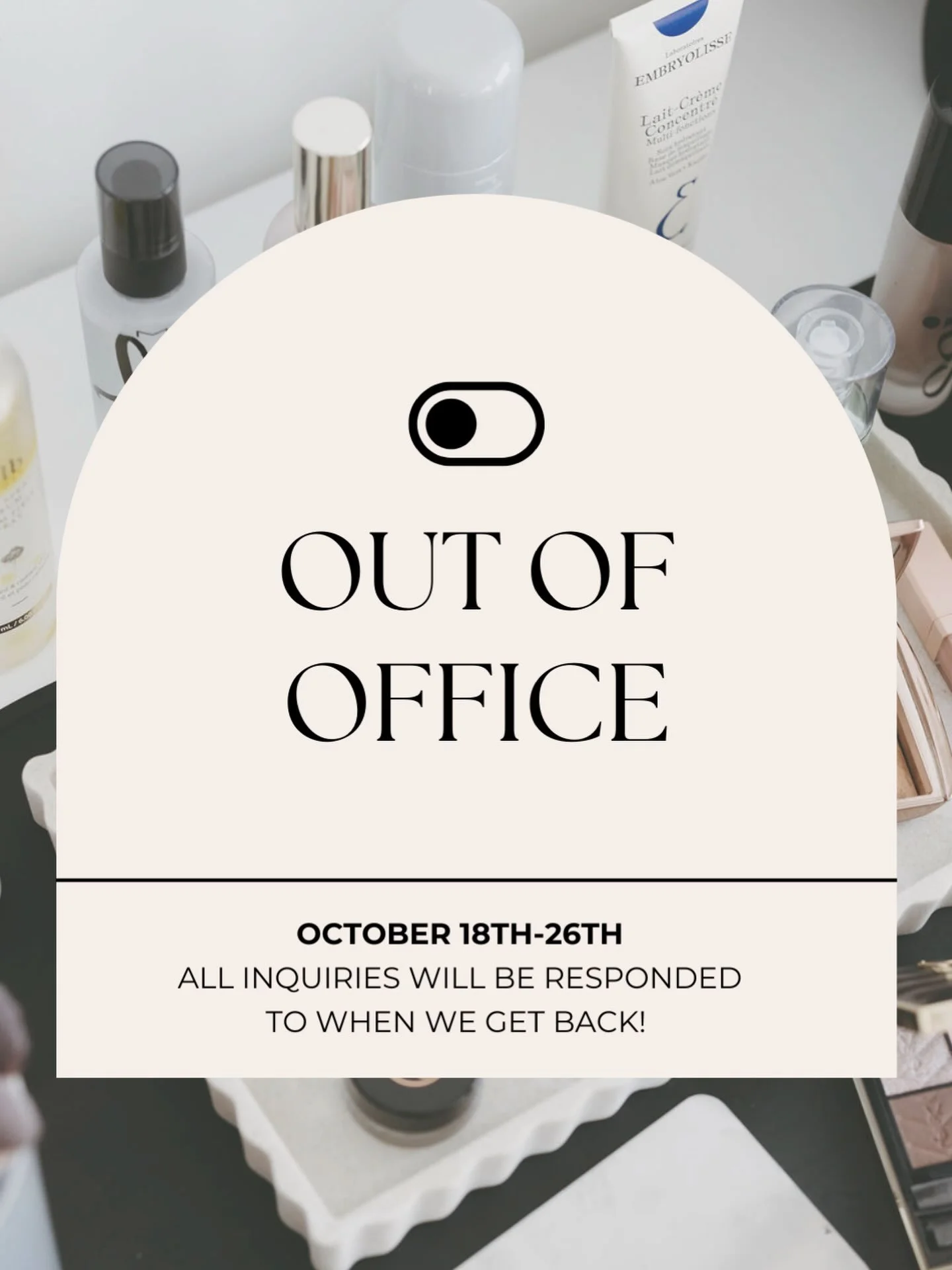 The brushes are down for a little while, and it&rsquo;s time to fill my own cup. I&rsquo;ll be back late on the 25th and will respond to inquiries and emails when I&rsquo;m back!

If you haven&rsquo;t heard back from me today yet don&rsquo;t worry 🖤