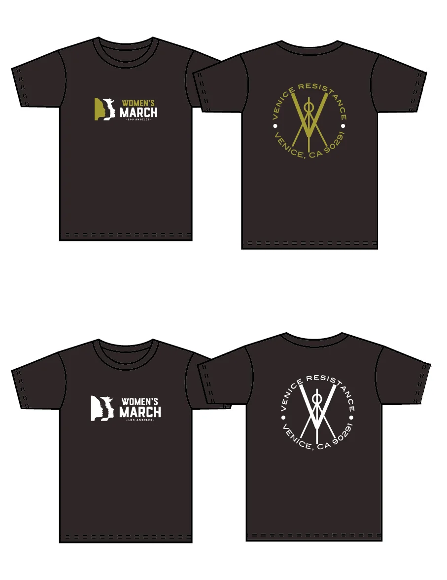 Venice Resistance Kids Women's March Tee