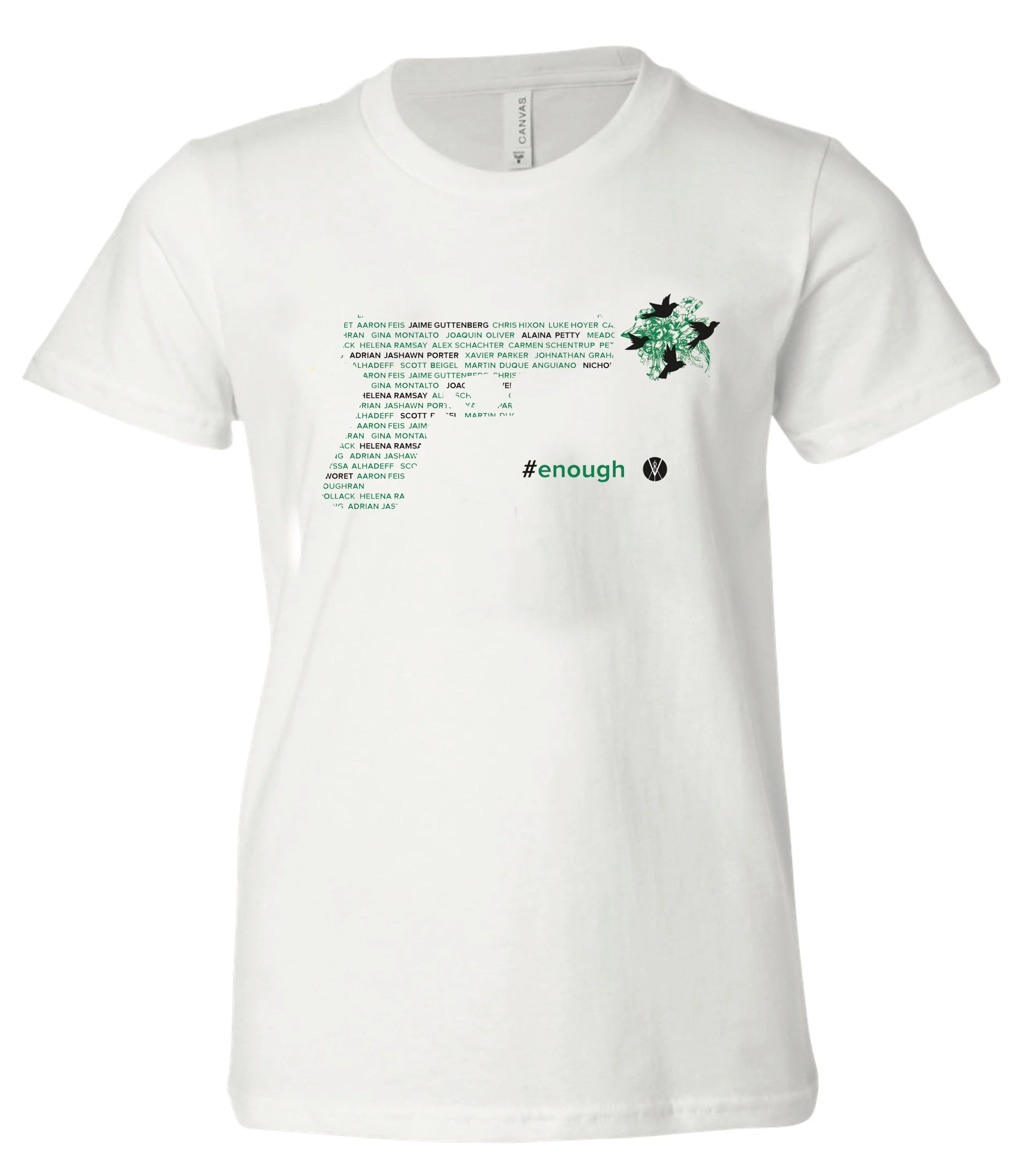 Aim for Peace Tee White