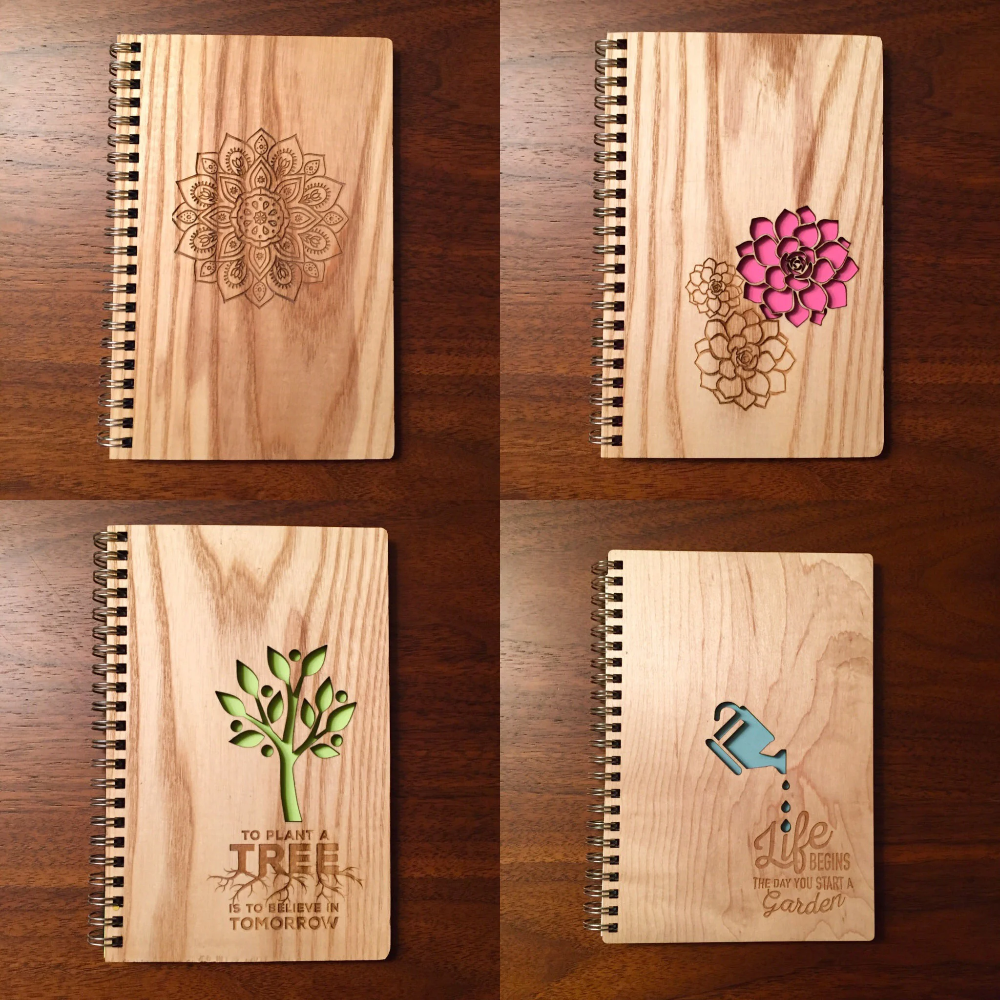 Journals - Laser Engraved and Cut