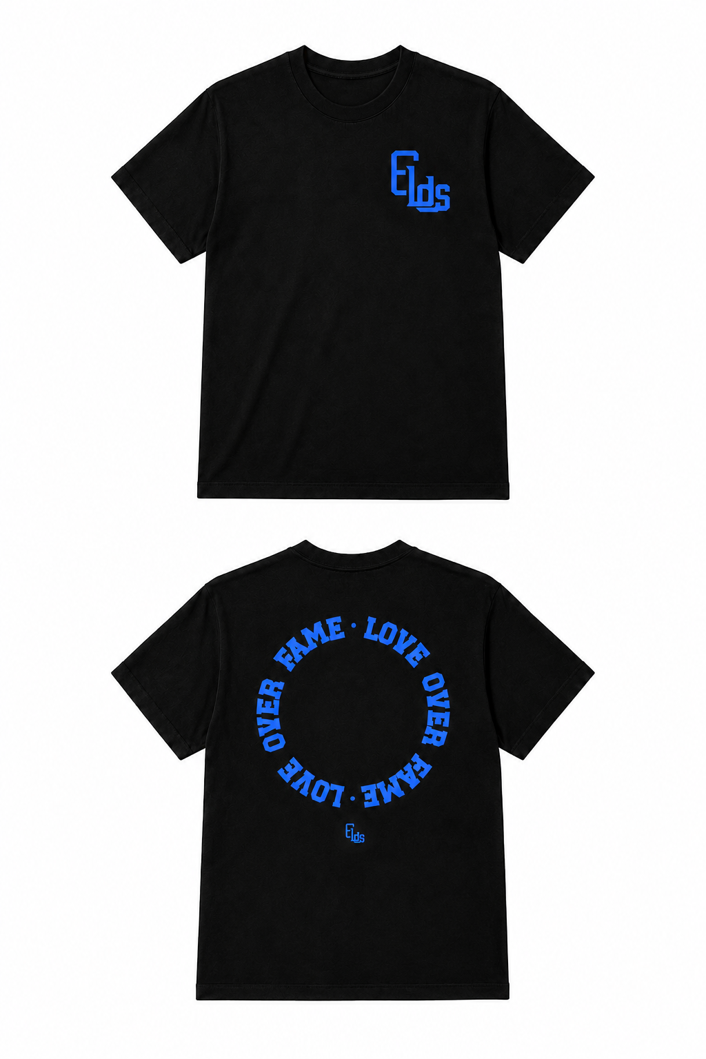 BLUE LOVE OVER FAME tee