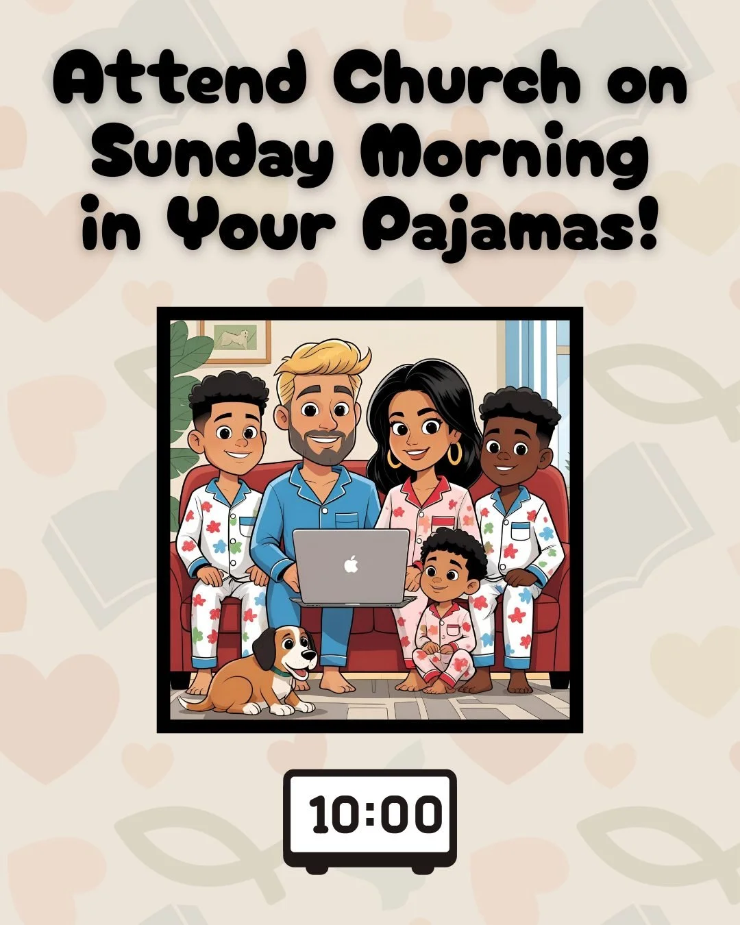 You can attend church in your pajamas tomorrow morning @ 10 AM! - https://mailchi.mp/goodshepherdcorral.org/08302025