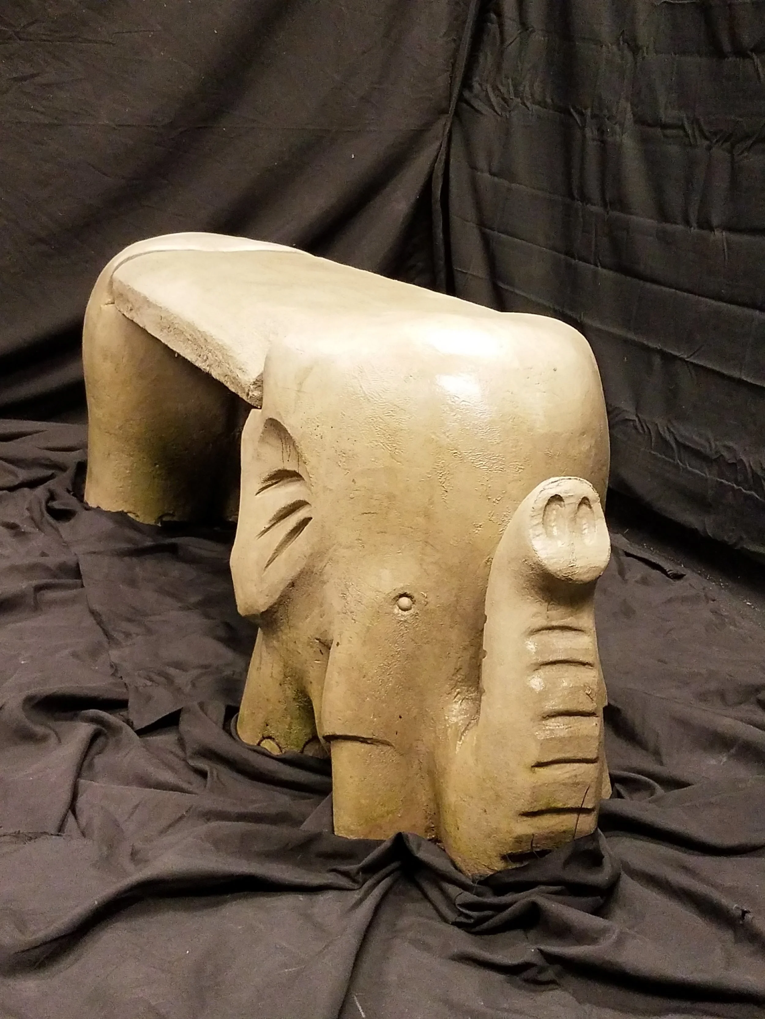 H and I Stone Casting, LLC * Benches * B04 Elephant Bench