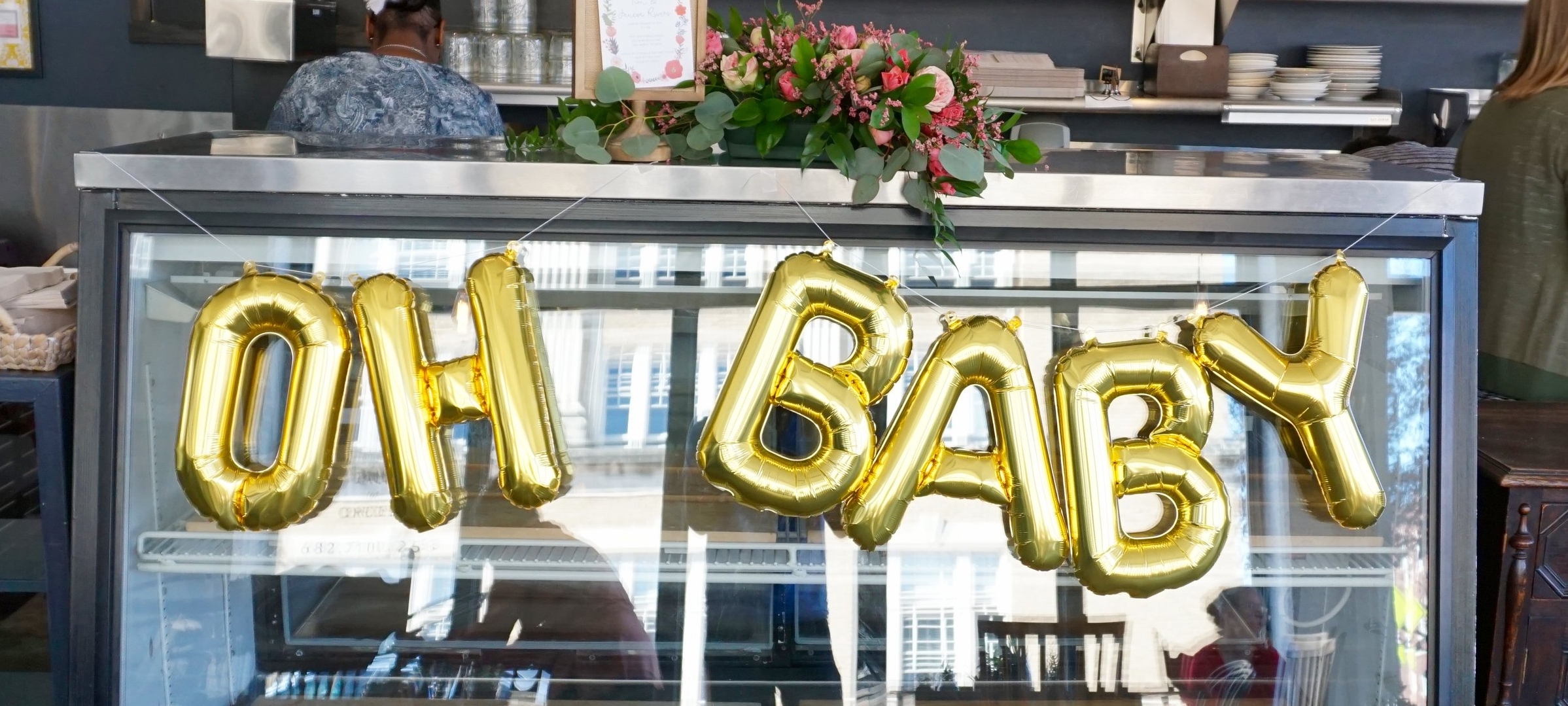 "Oh baby" Balloons from OhShiny Paper Co. on Etsy