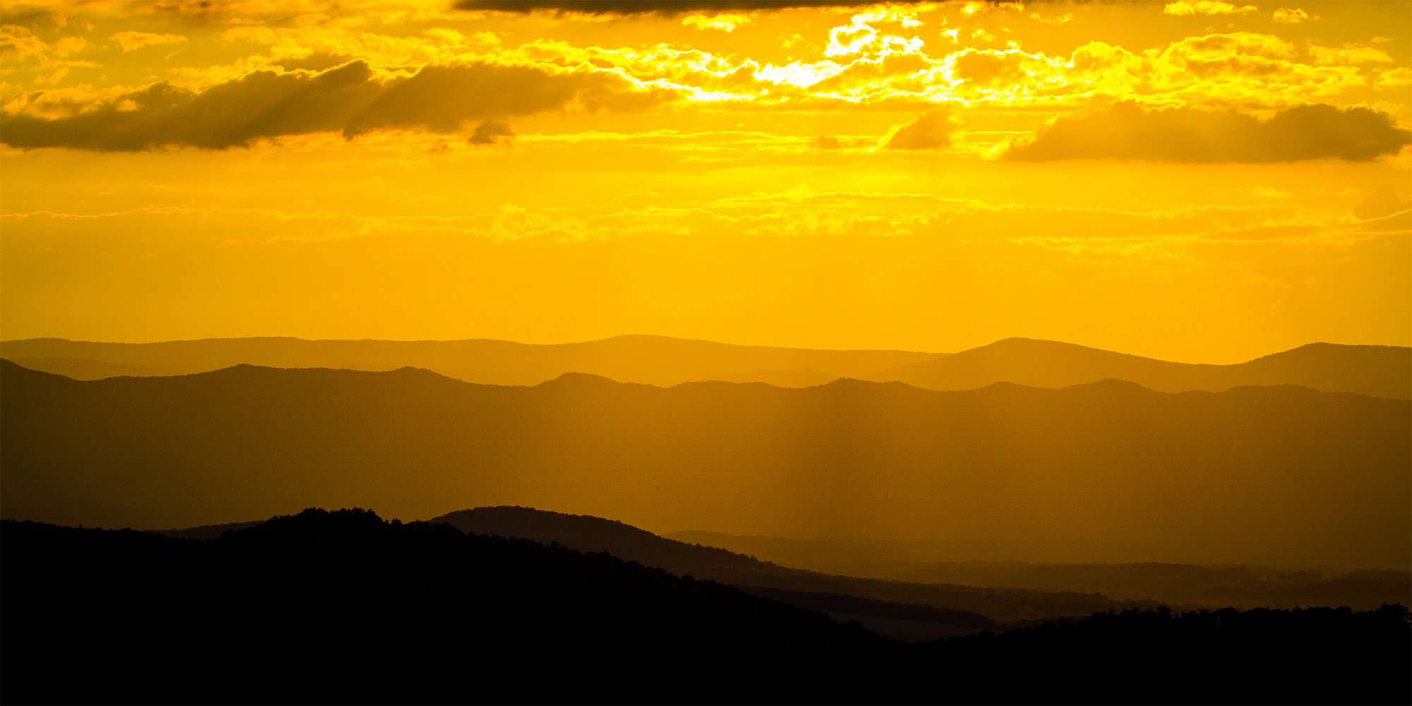Hawksbill Summit view in Shenandoah National Park