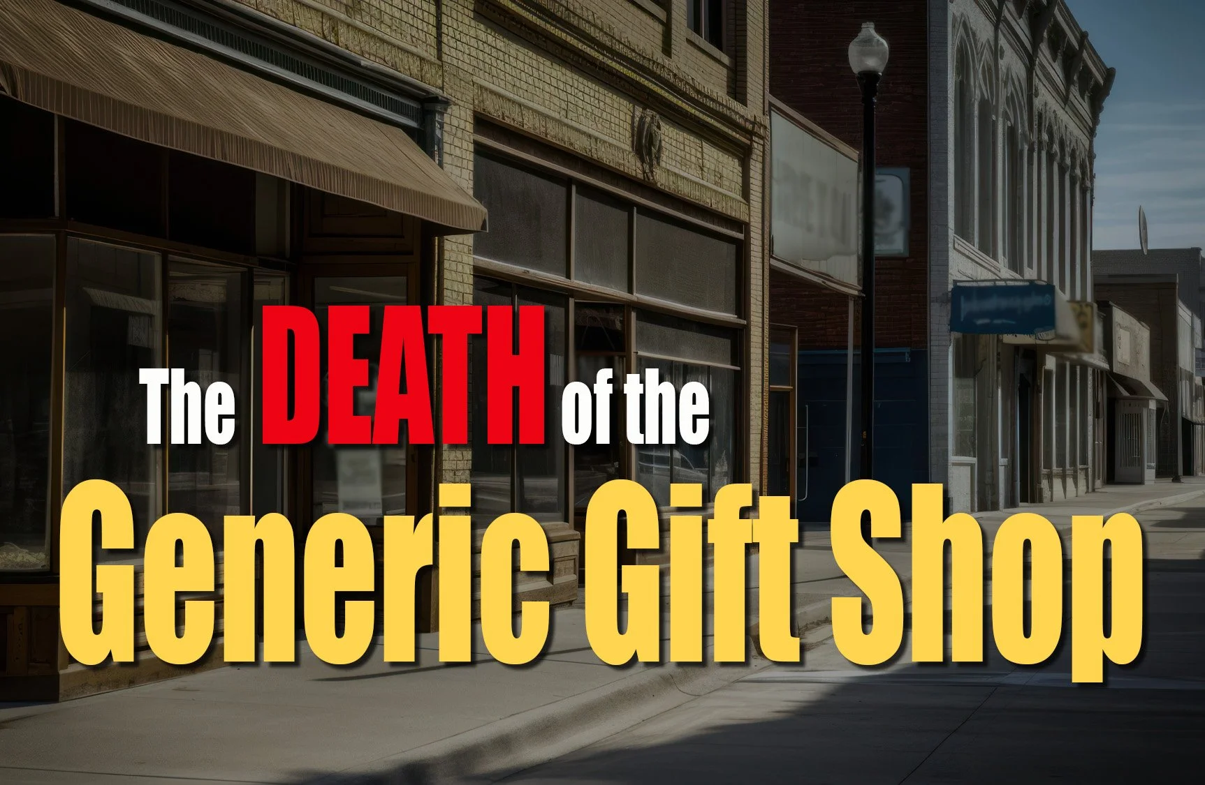 The Death of the Generic Gift Shop