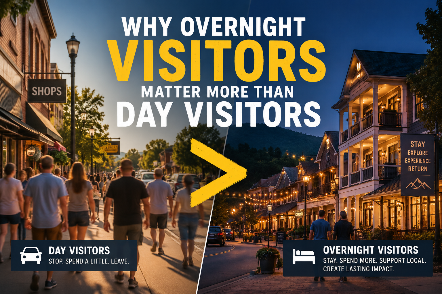 Why Overnight Visitors Matter More Than Day Visitors