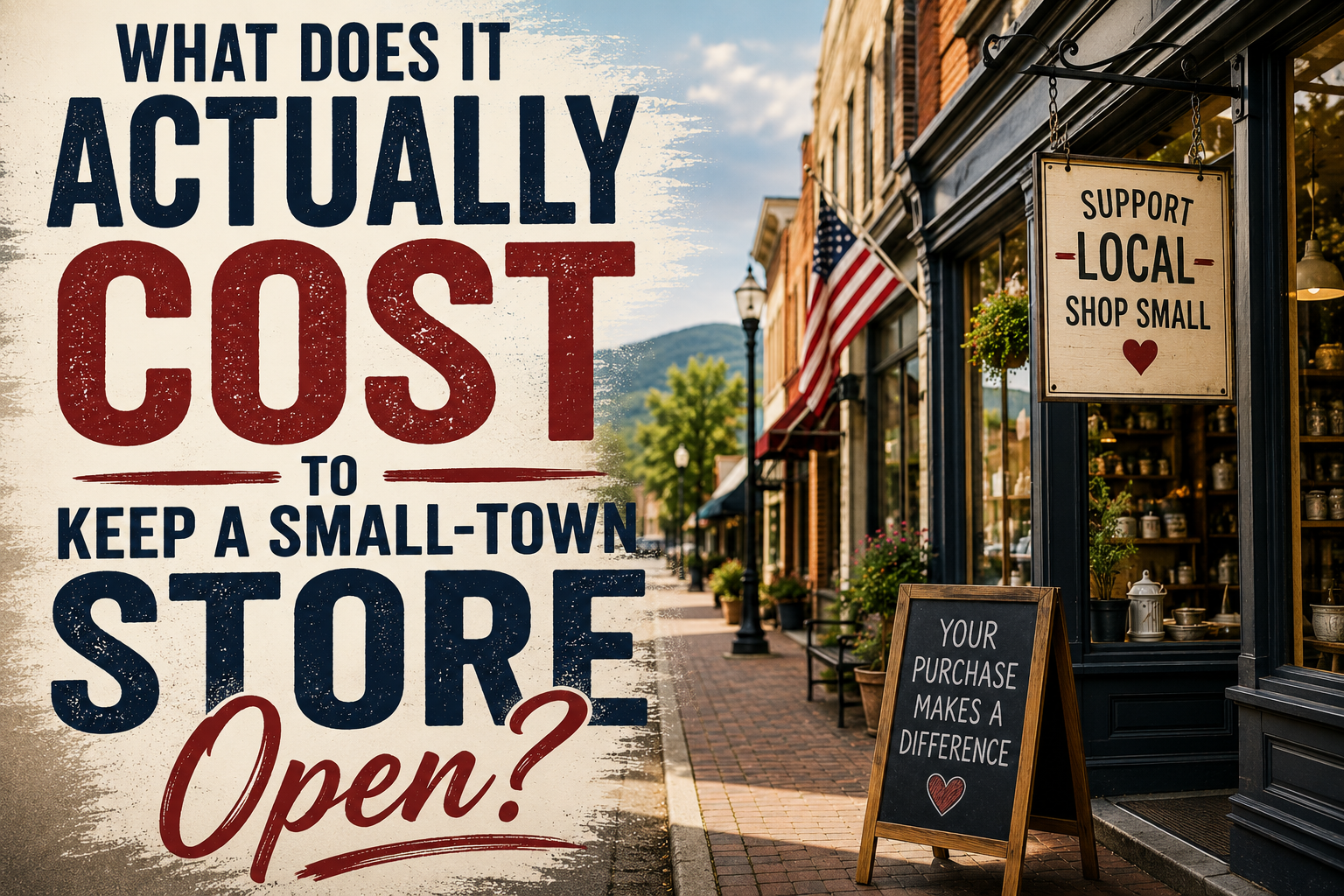 What Does It Actually Cost to Keep a Small-Town Store Open?