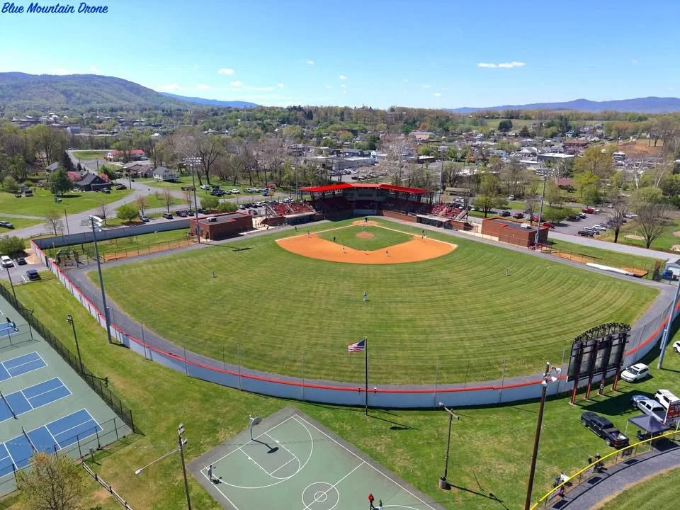 Aerial Photograph of Bing Crosby Stadium
