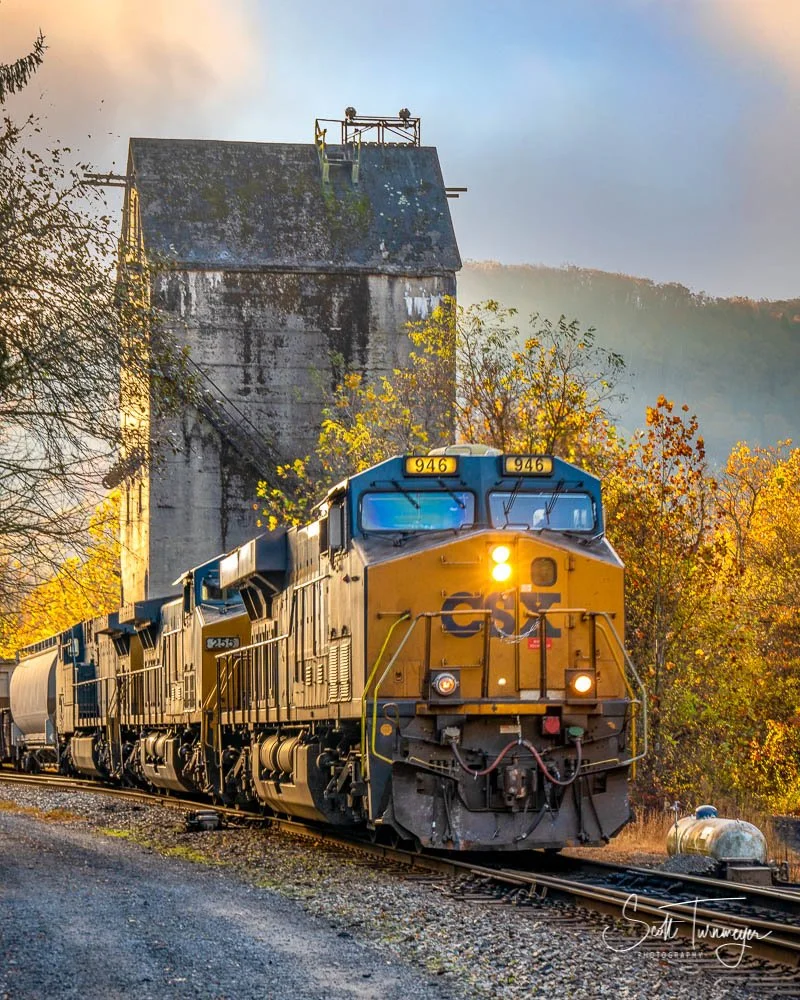 Morning In A Ghost Town Fine Art Photo by Scott Turnmeyer in Thurmond, West Virginia