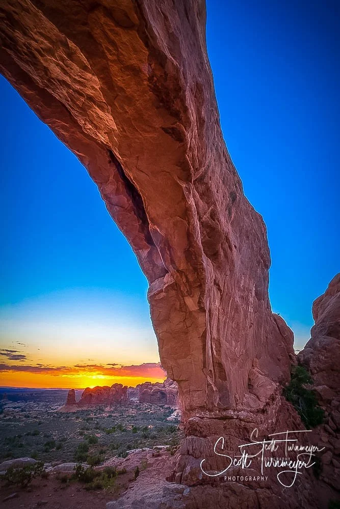 Sunset At Arches Fine Art Landscape Photography Print