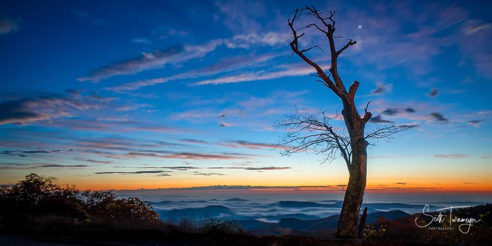 Before Dawn Fine Art Photograph by Scott Turnmeyer in the Shenandoah National Park