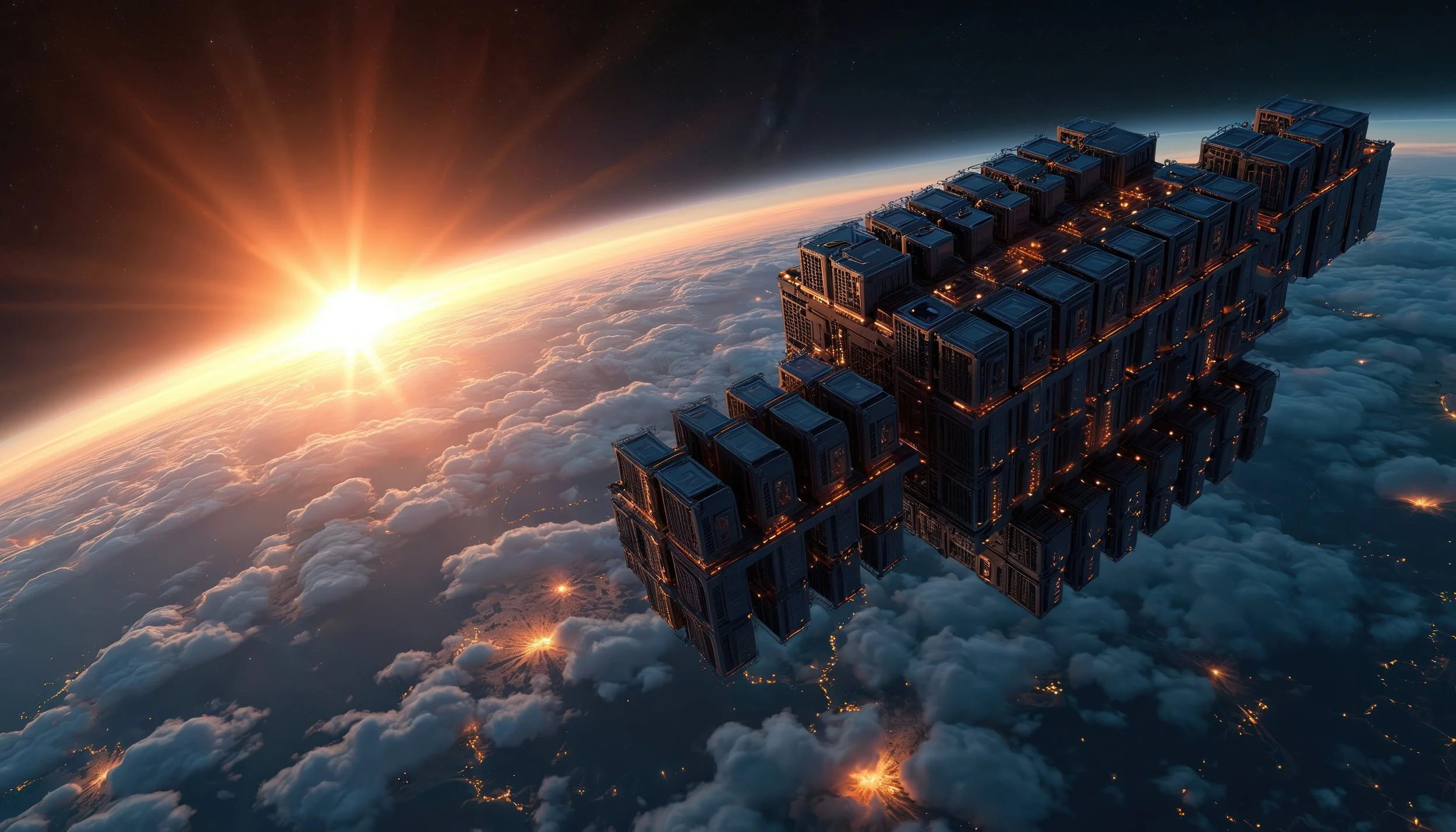 Proposed orbital data center