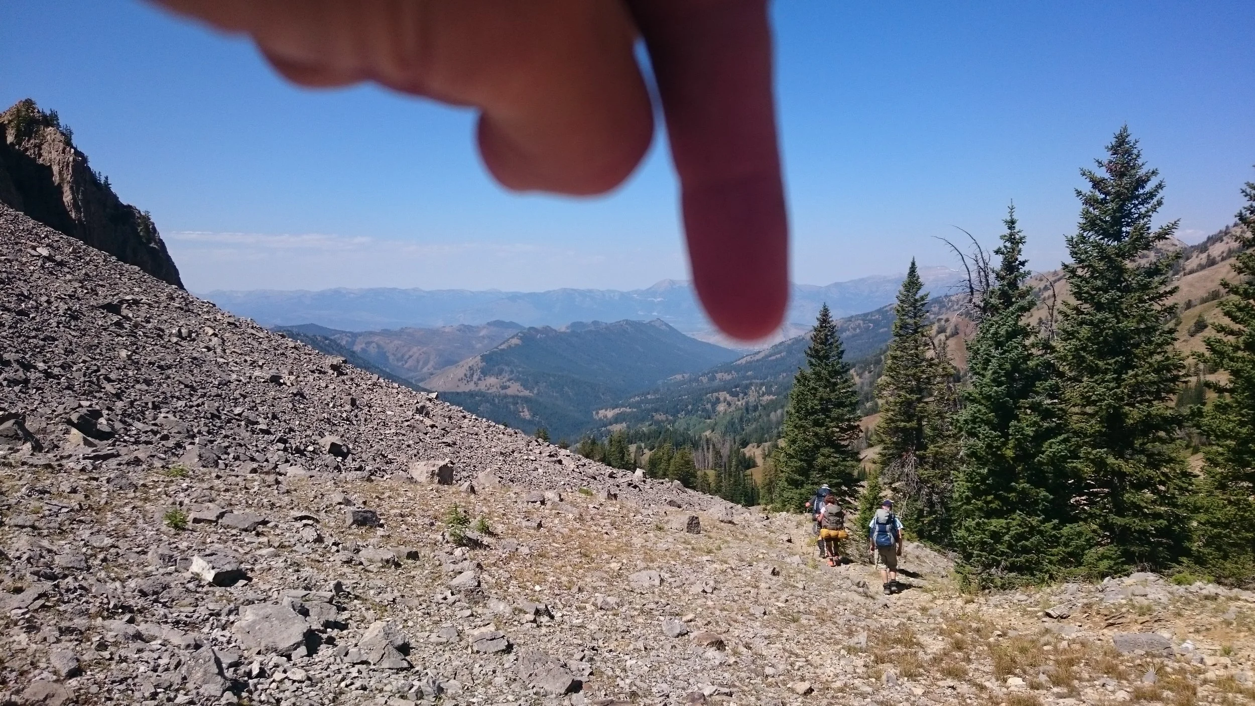  we are about to hike down there to Jackson 