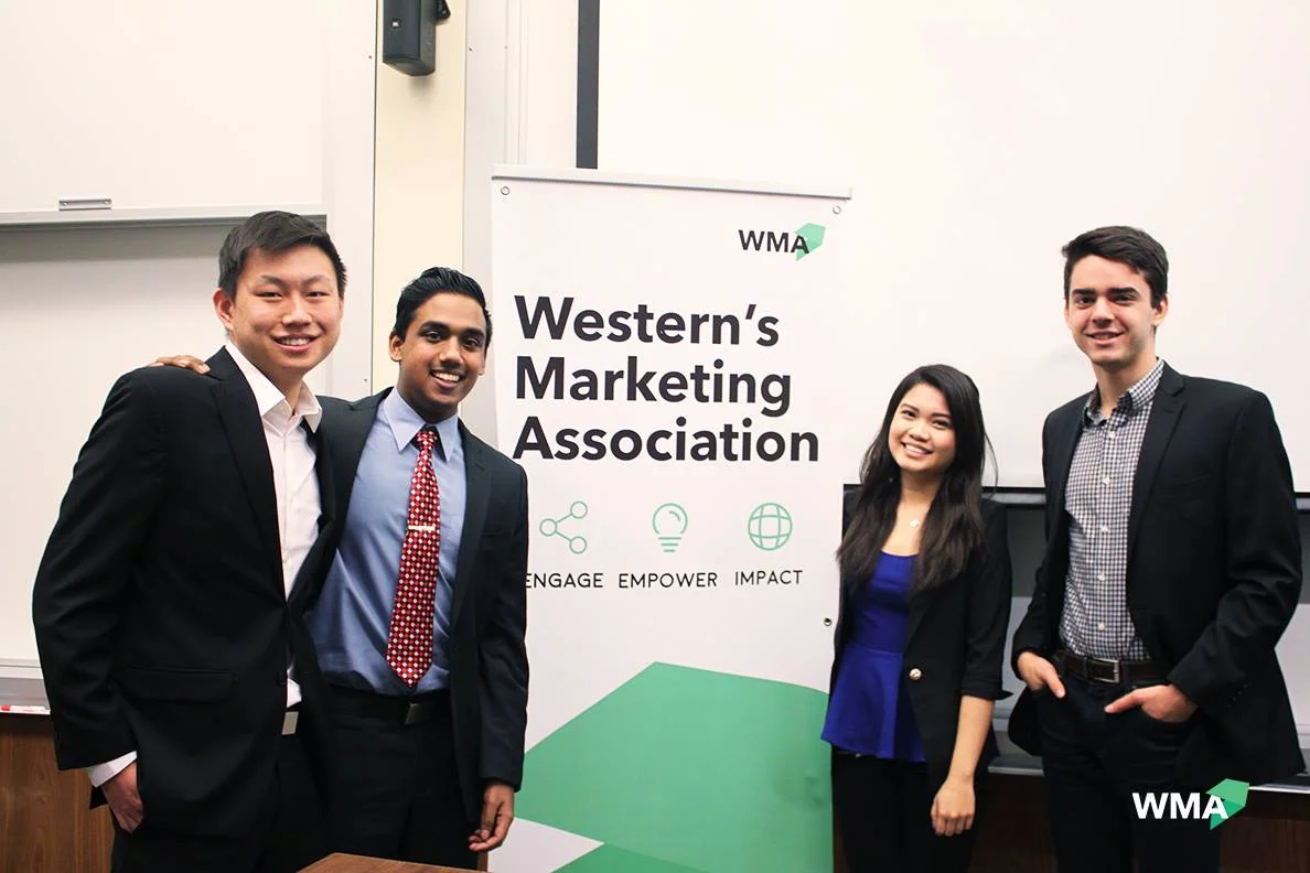 I joined a number of clubs in first year, with Western’s Marketing Association being one of them. 