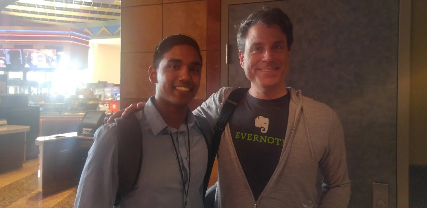 My favourite photo from my SF trip - getting to meet Evernote CEO (and Huron College graduate), Chris O'Neill.