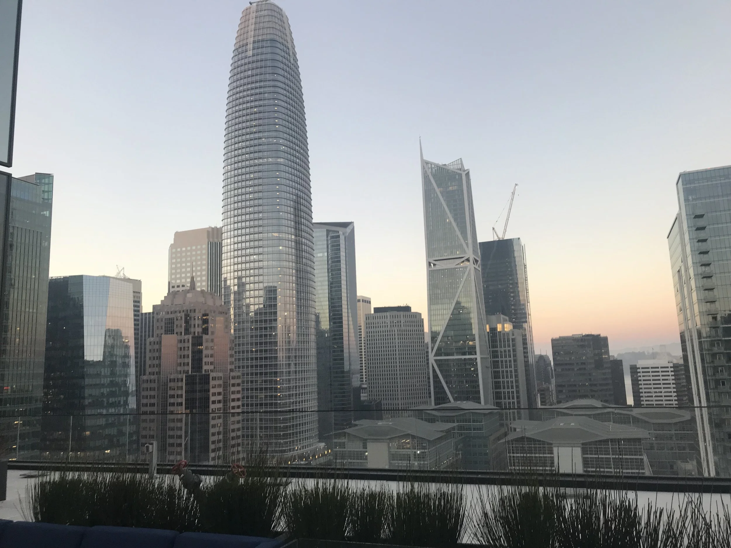 View of San Francisco from the LinkedIn office (thanks Jay) 