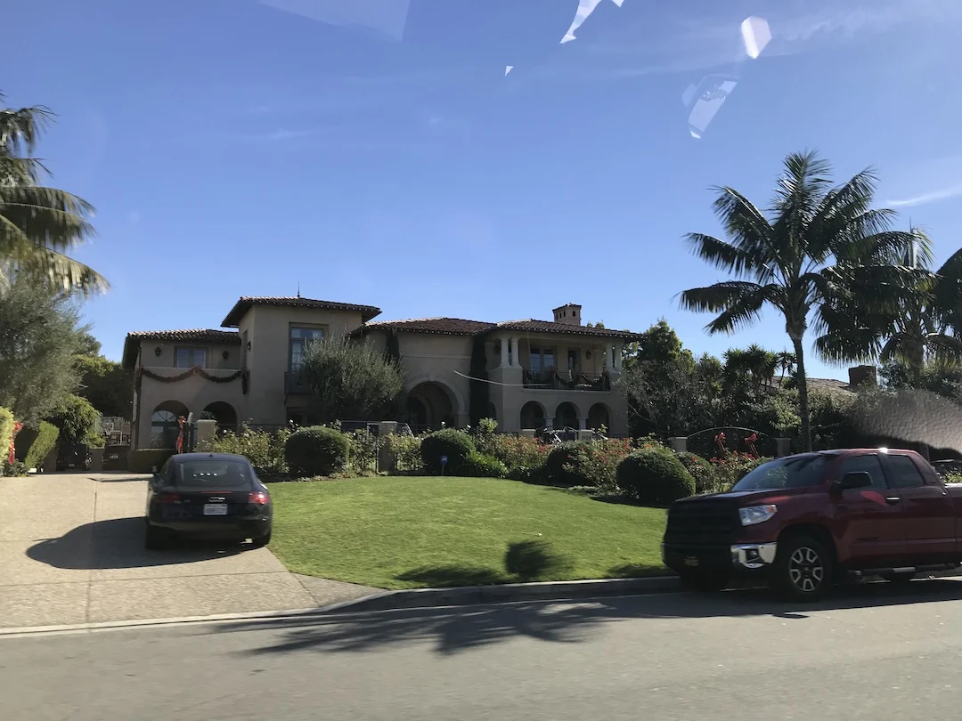 A big house in Los Angeles.